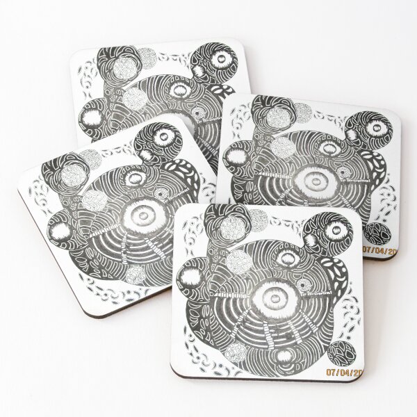 Item preview, fine black pen design on hard art paper designed and sold by IAN88.
