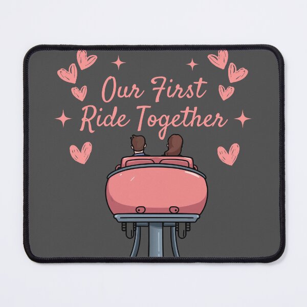 Item preview, Our First Ride Together – Romantic Roller Coaster Couple designed and sold by Coaster Culture Industries.