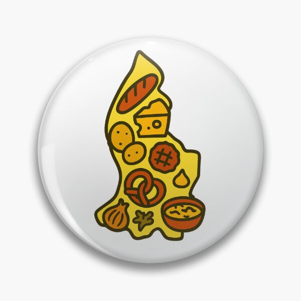 Item preview, Liechtenstein Food Map  designed and sold by AdiDsgn.