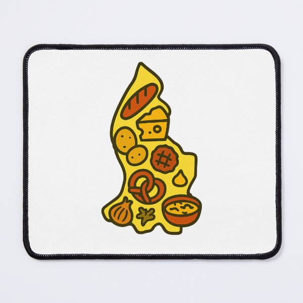Item preview, Liechtenstein Food Map designed and sold by AdiDsgn.