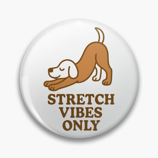 Item preview, Stretch Vibes Only – Cute Stretching Dog Design for Yoga Lovers and Chill Days designed and sold by inkoutninja.