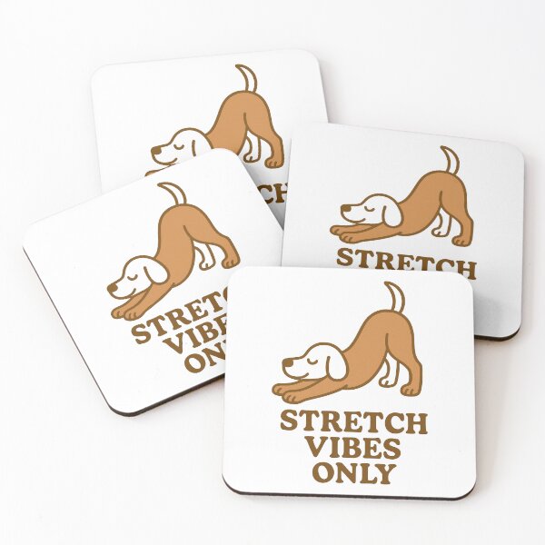Item preview, Stretch Vibes Only – Cute Stretching Dog Design for Yoga Lovers and Chill Days designed and sold by inkoutninja.