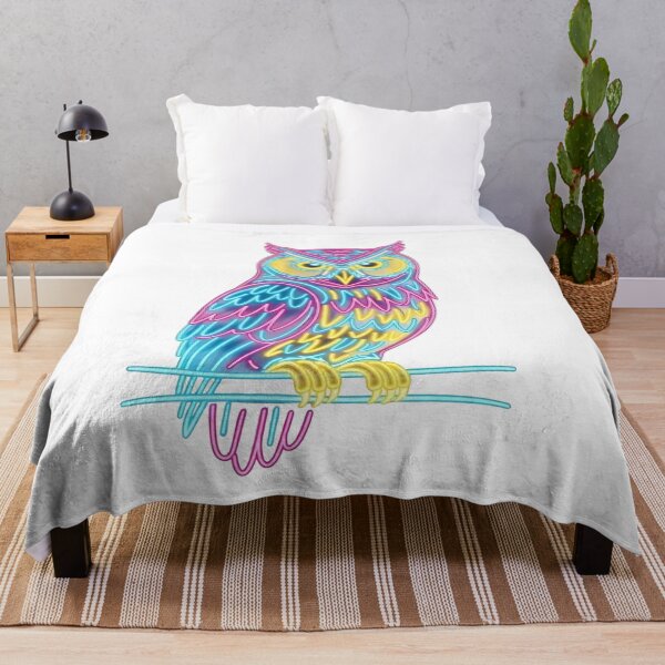 Item preview, Neon Glowl designed and sold by ZaphyrEye Art & Design .