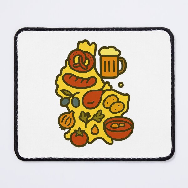 Item preview, Luxembourg Food Map  designed and sold by AdiDsgn.