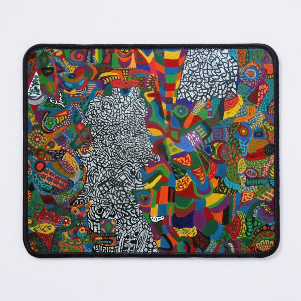 Item preview, abstract color and black and white acrylic painting on canvas designed and sold by IAN88.