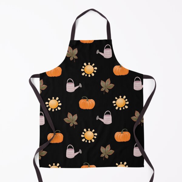 Item preview, Autumn Pumpkin and Fall Leaves Watering Can Pattern A-Line Dress - Cozy Seasonal Fall Fashion designed and sold by FestivityFinds.