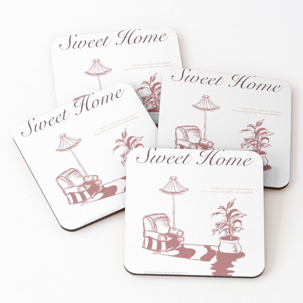 Item preview, Sweet Home Cozy Minimalist Illustration Print designed and sold by Vanilla Cappuccino.
