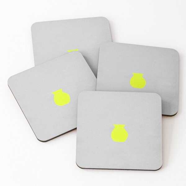 Item preview, Yellow crock silhouette on gray designed and sold by WhalesWay.