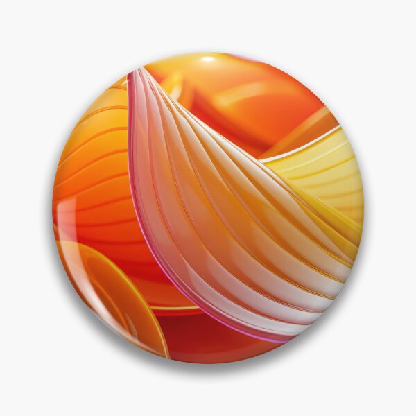 Item preview, Vibrant orange and yellow abstract curved ribbons with smooth flowing lines and glossy light reflective surface design designed and sold by Mimoshi ⭐⭐⭐⭐⭐.