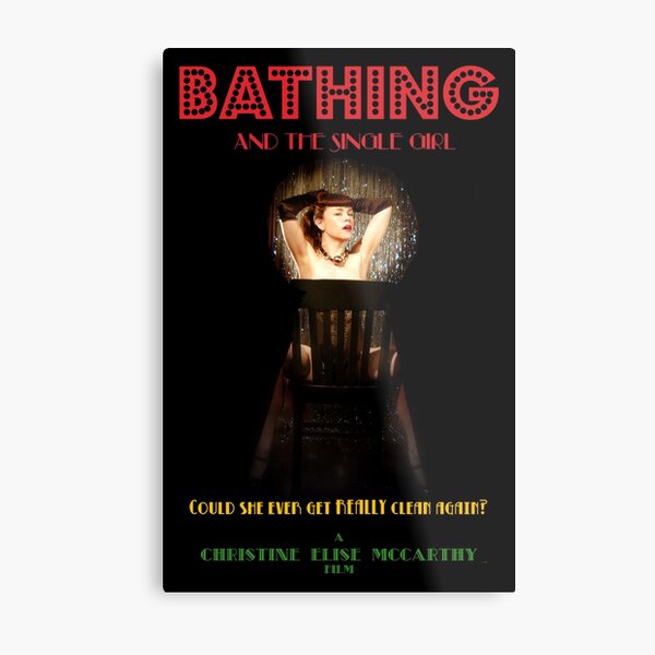 Bathing & the Single Girl Poster 3 Metal Print