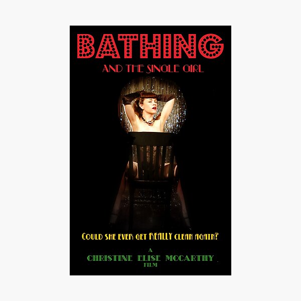 Bathing & the Single Girl Poster 3 Photographic Print