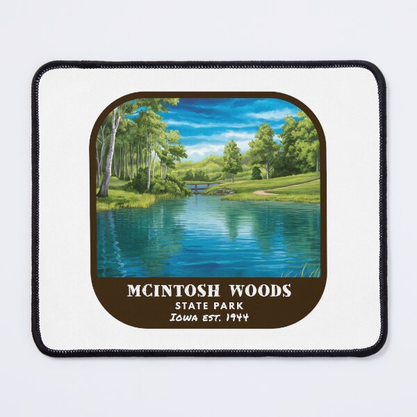 Item preview, Vintage McIntosh Woods State Park (Iowa State Park) designed and sold by RabbitK.