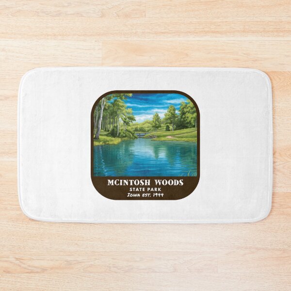 Item preview, Vintage McIntosh Woods State Park (Iowa State Park) designed and sold by RabbitK.