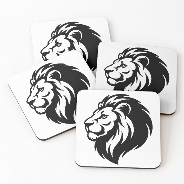 Item preview, Lion Head in Profile designed and sold by theartfulaspie.