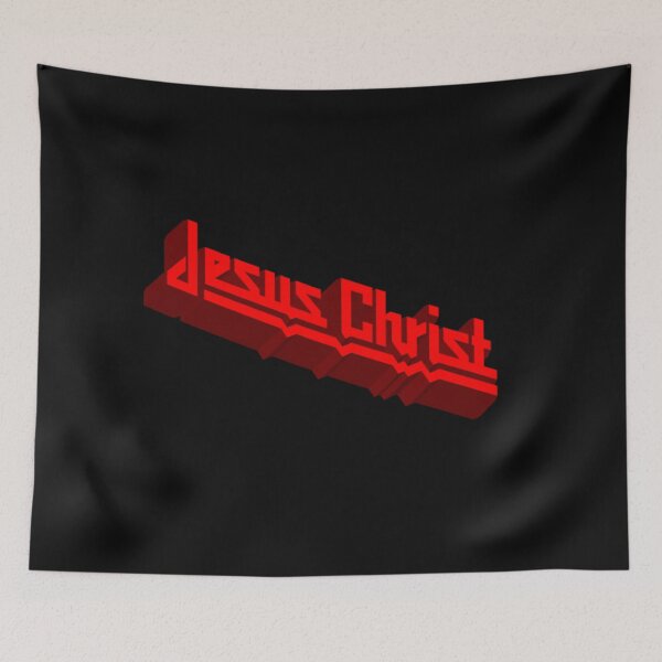 Item preview, Heavy Metal Jesus Christ in the Judas Priest Style designed and sold by AntonietHaag.