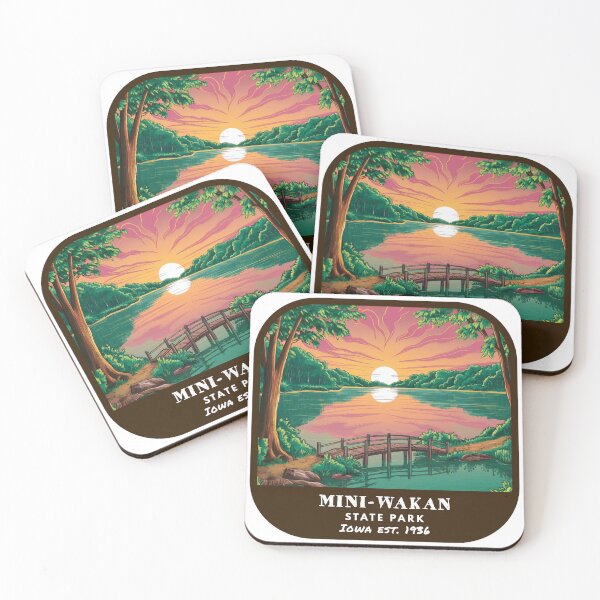 Item preview, Vintage Mini-Wakan State Park (Iowa State Park) designed and sold by RabbitK.