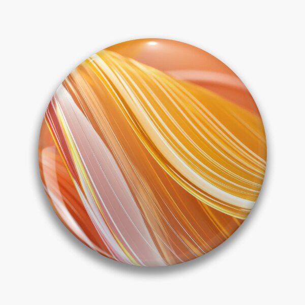 Item preview, Vivid orange and yellow glossy flowing ribbons with curved reflective lines and smooth abstract wave motion design designed and sold by Mimoshi ⭐⭐⭐⭐⭐.