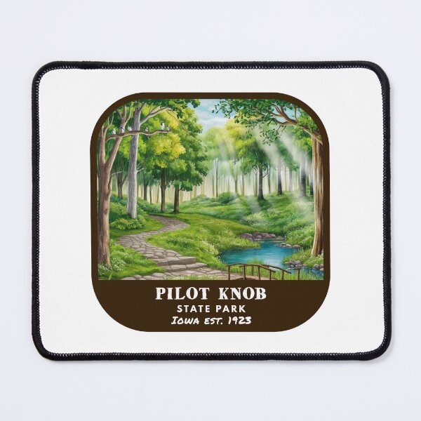 Item preview, Vintage Pilot Knob State Park (Iowa State Park) designed and sold by RabbitK.