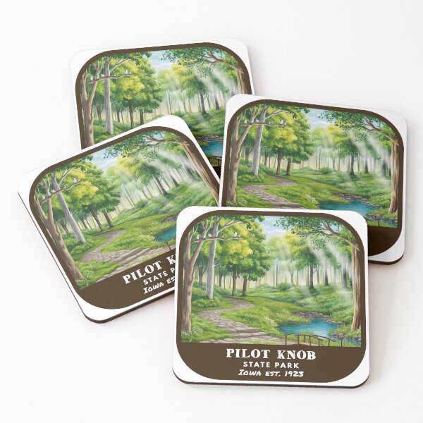 Item preview, Vintage Pilot Knob State Park (Iowa State Park) designed and sold by RabbitK.