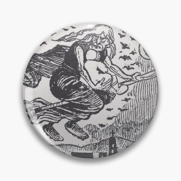 Item preview, A witch carrying a child on her broom designed and sold by LennyAD.
