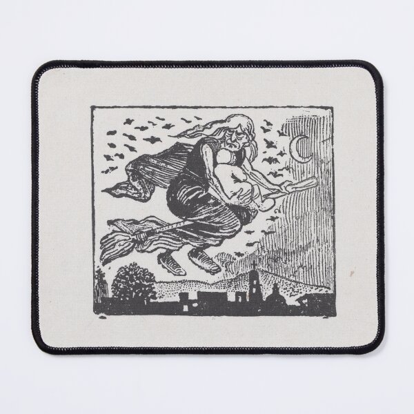 Item preview, A witch carrying a child on her broom designed and sold by LennyAD.