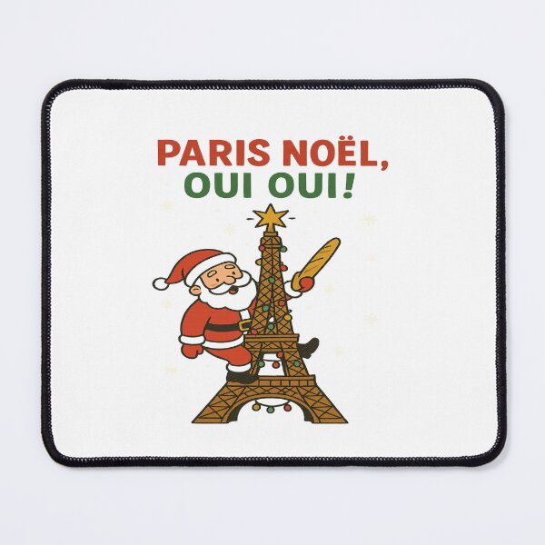 Item preview, Paris Noël – Santa Claus on a Christmas World Tour | Christmas Around the World designed and sold by Globalcitytees.