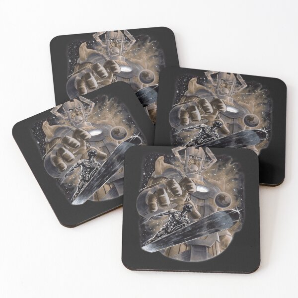 Item preview, Silver Surfer and Galactus    designed and sold by ostInTokyoAppar.