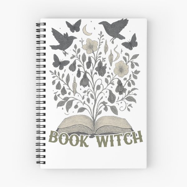 Item preview, Book Witch Celestial Whimsigoth Design designed and sold by CottonandQuill.