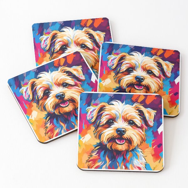 Item preview, Vibrant Modern Art Yorkipoo – Colorful Dog Lover Design designed and sold by Fredster1966.