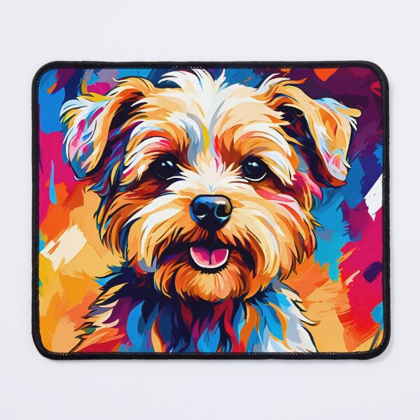 Item preview, Vibrant Modern Art Yorkipoo – Colorful Dog Lover Design designed and sold by Fredster1966.