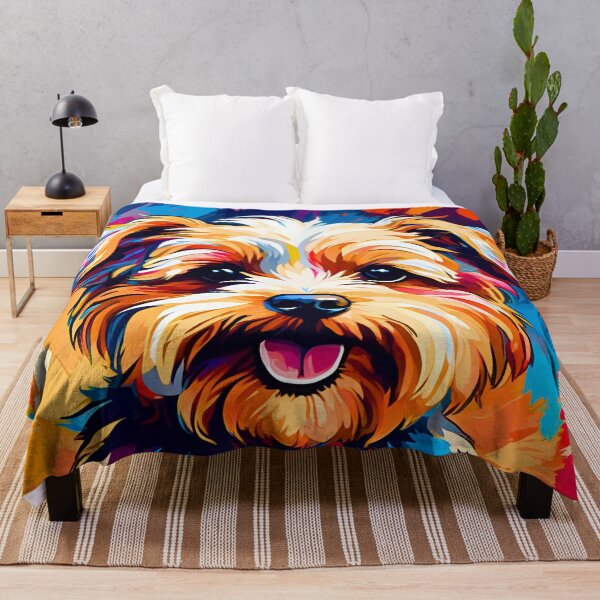 Item preview, Vibrant Modern Art Yorkipoo – Colorful Dog Lover Design designed and sold by Fredster1966.