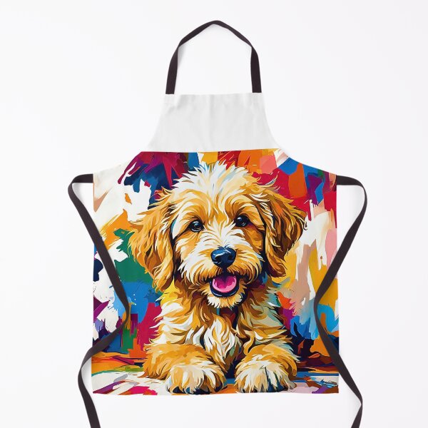 Item preview, Vibrant Modern Art Miniature Goldendoodle – Colorful Dog Lover Design designed and sold by Fredster1966.