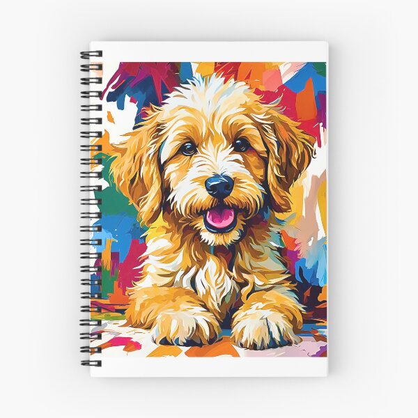 Item preview, Vibrant Modern Art Miniature Goldendoodle – Colorful Dog Lover Design designed and sold by Fredster1966.