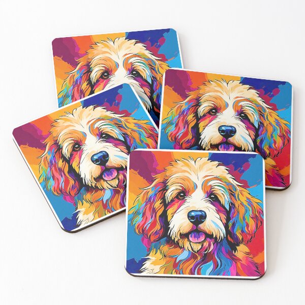 Item preview, Vibrant Modern Art Bernedoodle – Colorful Dog Lover Design designed and sold by Fredster1966.
