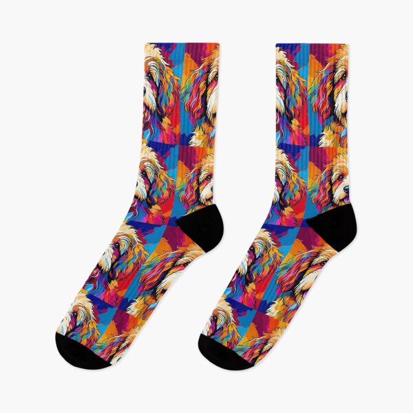 Item preview, Vibrant Modern Art Bernedoodle – Colorful Dog Lover Design designed and sold by Fredster1966.