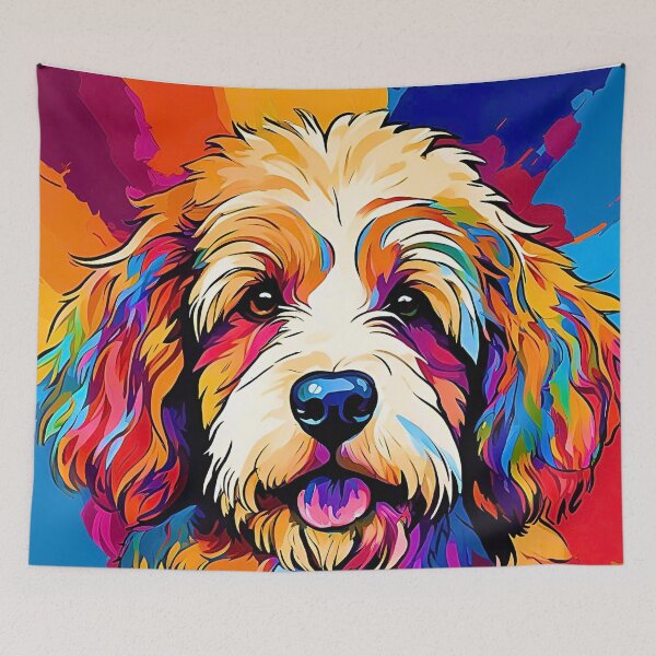 Item preview, Vibrant Modern Art Bernedoodle – Colorful Dog Lover Design designed and sold by Fredster1966.