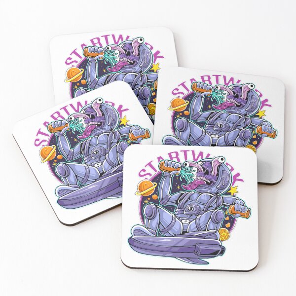 Item preview, GOOFY ASTRONAUT PLAYING SKATEBOARD IN SPACE designed and sold by BrianOMinard.
