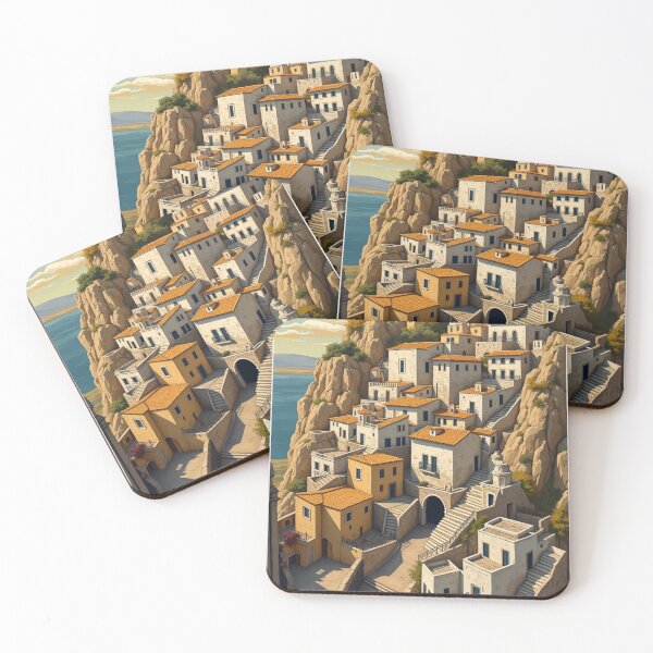 Item preview, Matera Travel Poster, Perfect Gift for Travel Enthusiasts, Vintage Style Wall Art, Matera art for home decor, Matera print. Sticker designed and sold by Thegalleryshop1.
