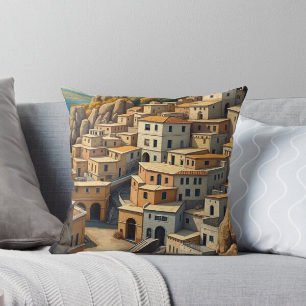 Item preview, Matera Travel Poster, Perfect Gift for Travel Enthusiasts, Vintage Style Wall Art, Matera art for home decor, Matera print. Sticker designed and sold by Thegalleryshop1.