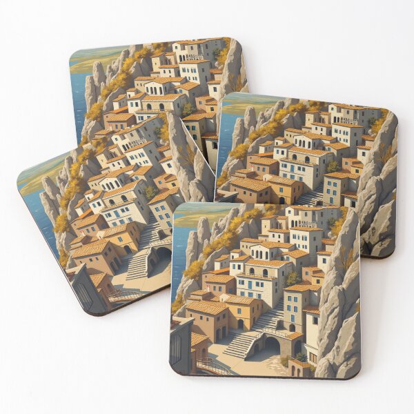 Item preview, Matera Travel Poster, Perfect Gift for Travel Enthusiasts, Vintage Style Wall Art, Matera art for home decor, Matera print. Sticker designed and sold by Thegalleryshop1.