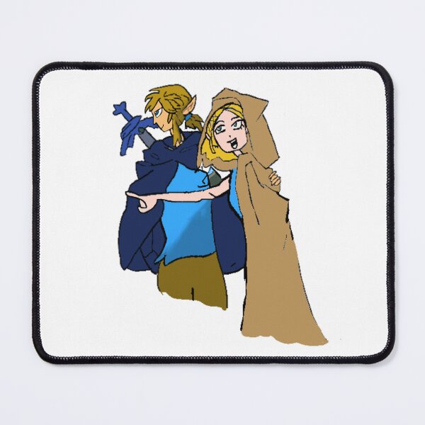 Item preview, Zelda and Link Exploring designed and sold by Hampsoner.