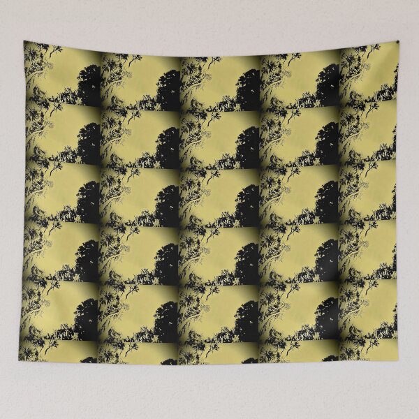 Item preview, Cabbage trees in yellow designed and sold by SOUNDtoBy-THoR.