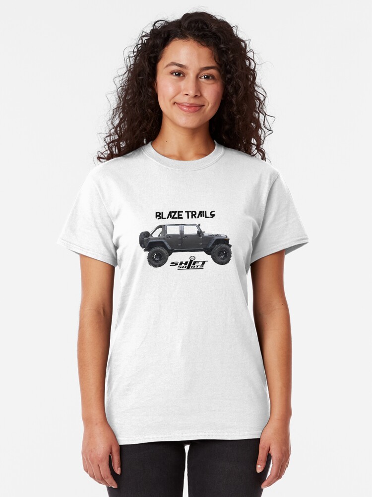 Alternate view of Shift Shirts Blaze Trails - Rubicon Inspired Classic T-Shirt