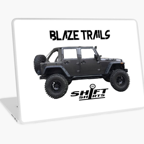 Shift Shirts Blaze Trails - Rubicon Inspired Laptop Skin