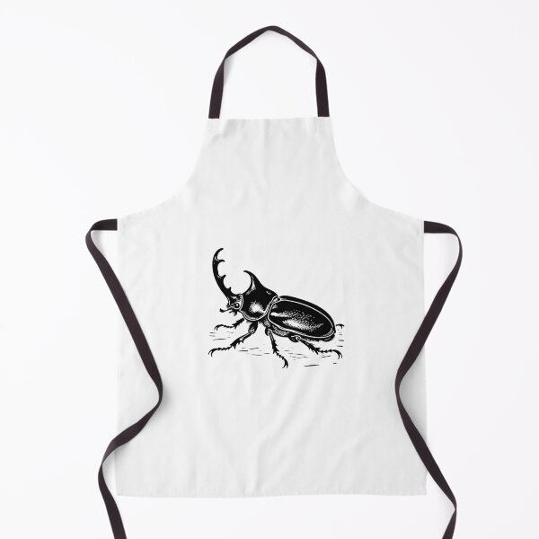 Item preview, Minimalist Rhinoceros Beetle Art – Nature Inspired Design designed and sold by JollyCritters.