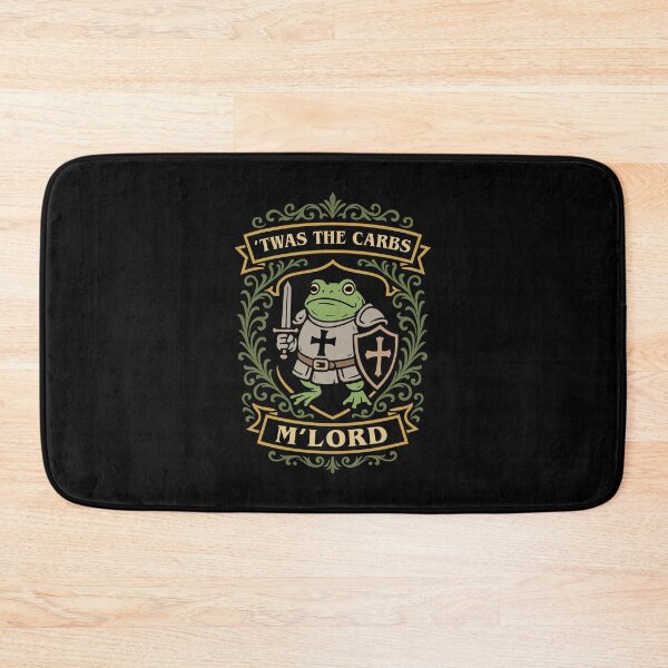 Item preview, Twas the Carbs Mlord Funny Medieval Frog designed and sold by pixeptional.