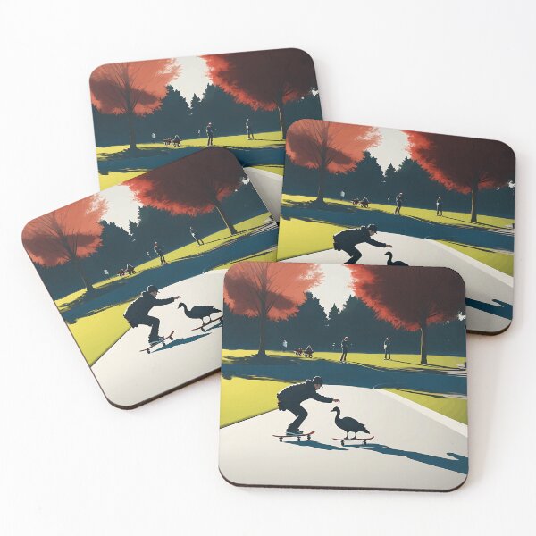 Item preview, Goose Grinds Park Skateboarding Fun designed and sold by Maxcastart.