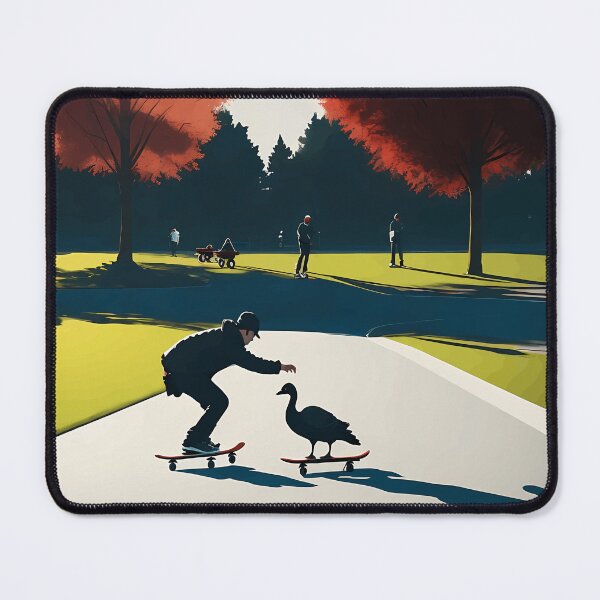 Item preview, Goose Grinds Park Skateboarding Fun designed and sold by Maxcastart.
