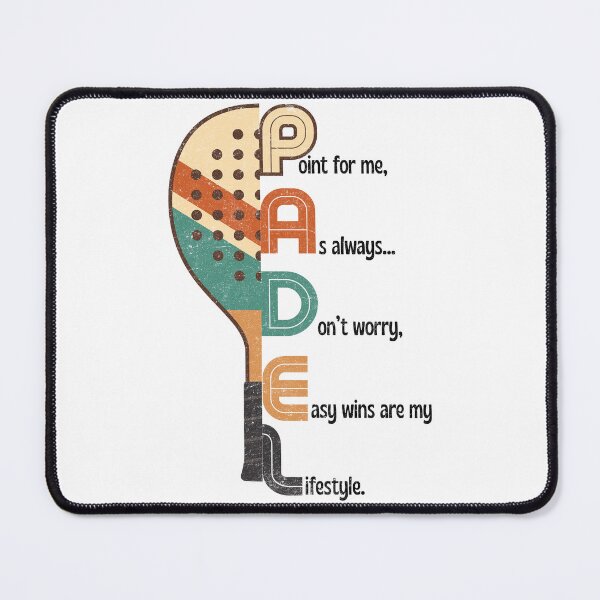 Item preview, Retro Padel Racket – Winner Attitude designed and sold by Nacho Average Designs.