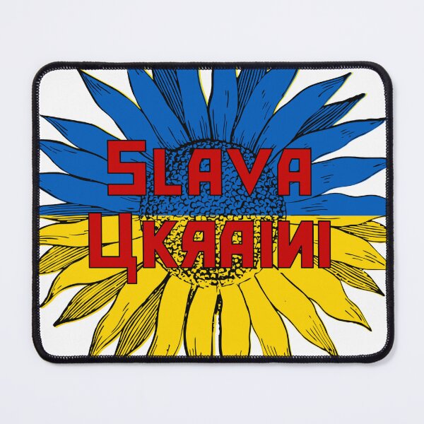 Item preview, Slava Ukraini Sunflower - Ukrainian Flag Pride designed and sold by Art by KAS .